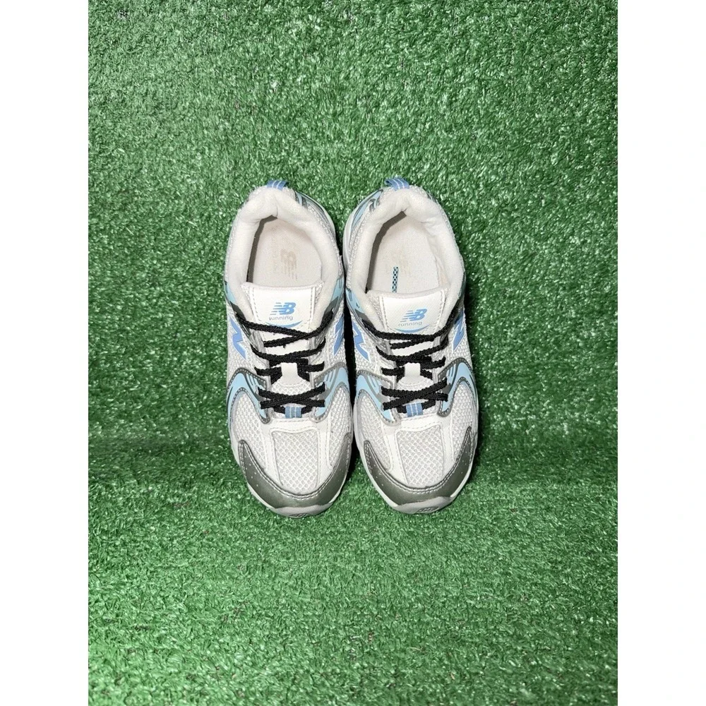 New Balance 530 Youth Kids Size 2Y Blue White Walking Shoes Comfort Sneakers